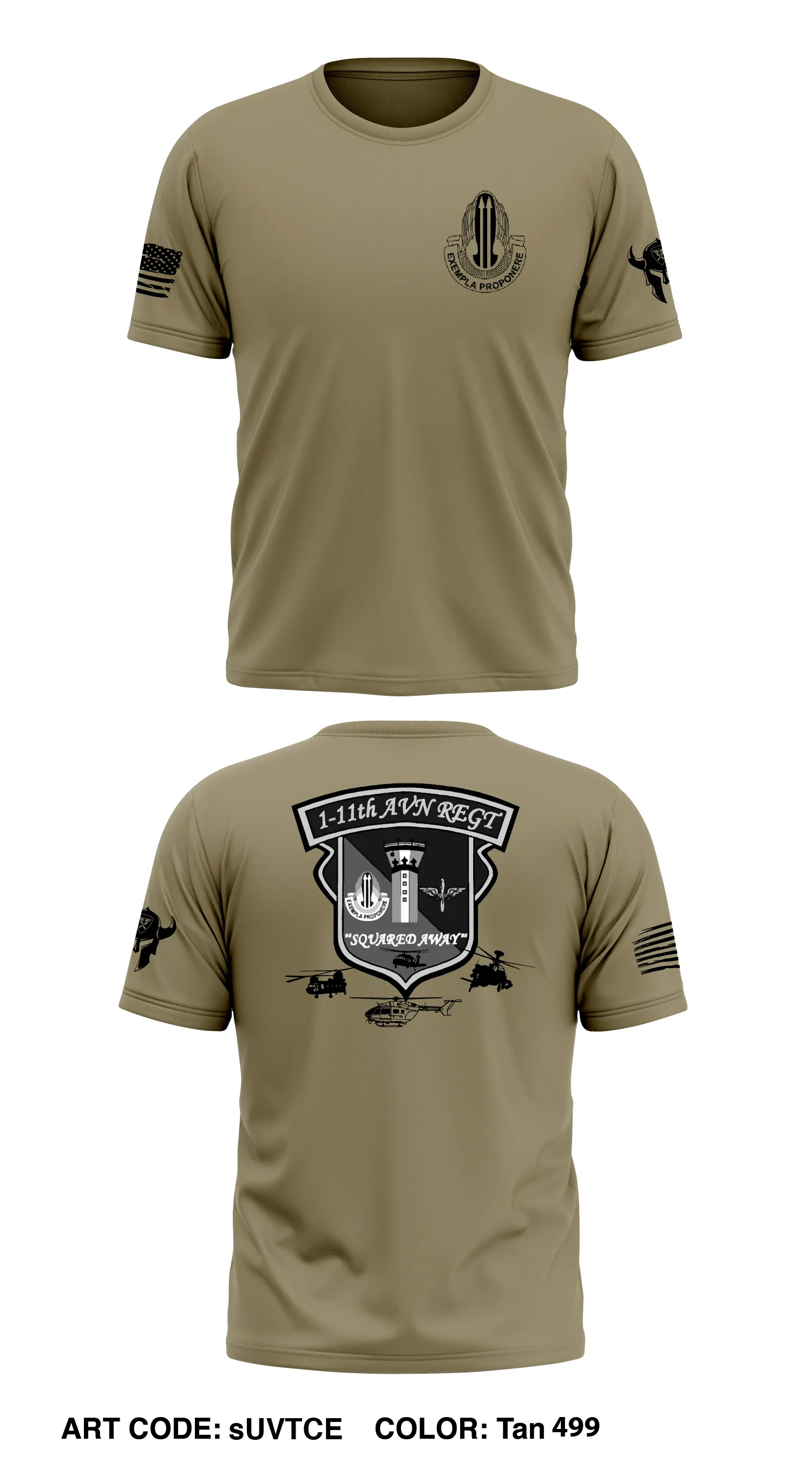1-11th Aviation Regiment Store 1 Core Men's SS Performance Tee - sUVTCE