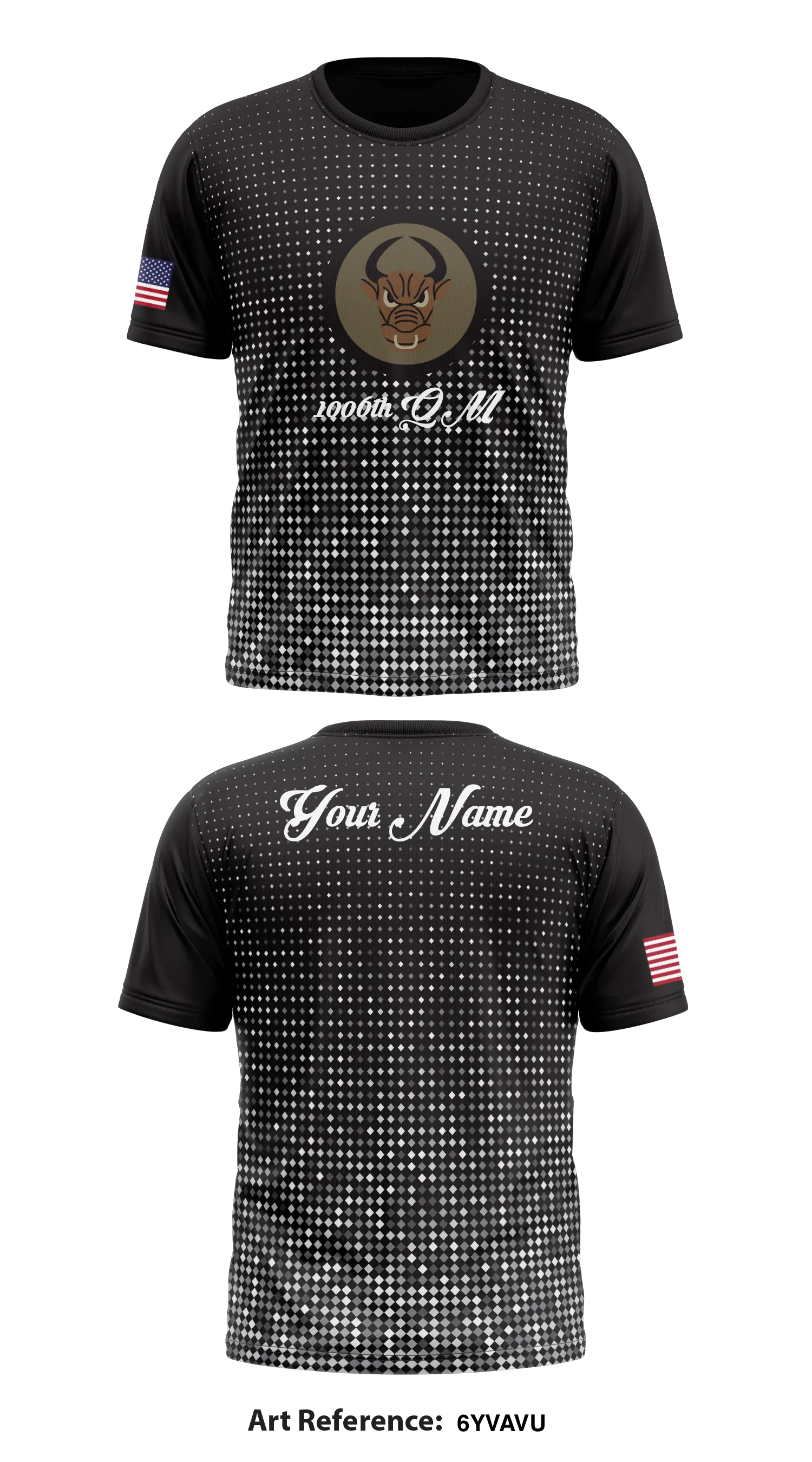 1006th QM Store 1 Core Men's SS Performance Tee - 6yvaVU