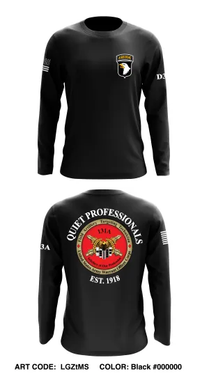101ST ABDV (AASLT), 131A Targeting Technicians Core Men's LS Performance Tee - LGZtMS