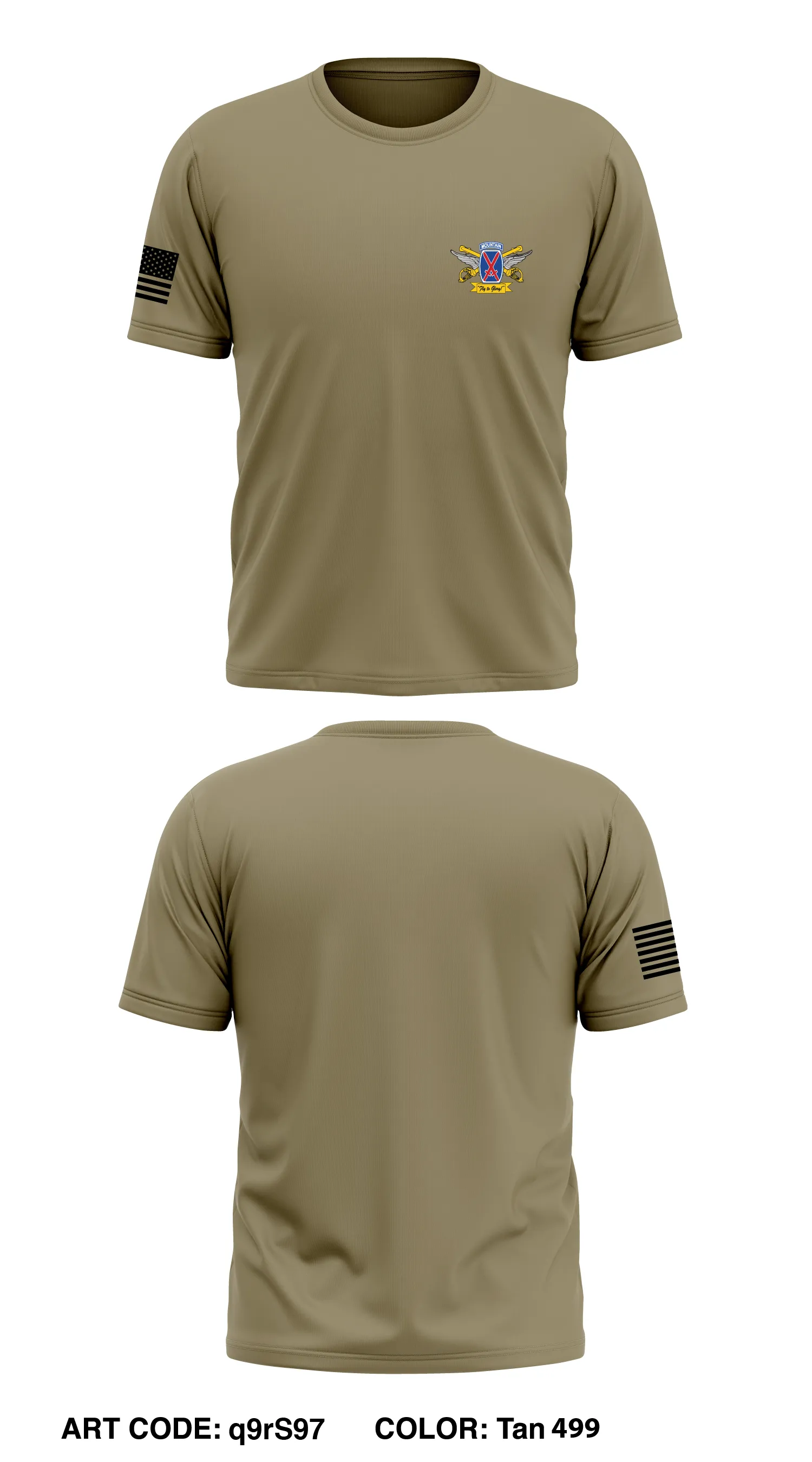 10th Combat Aviation Brigade Store 1 Core Men's SS Performance Tee - q9rS97
