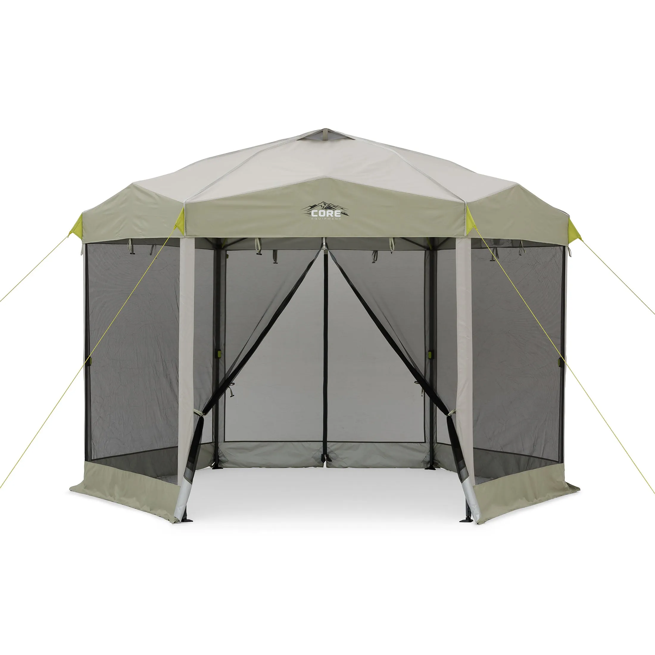 11.5' x 10' Center Push Eaved Instant Screen House