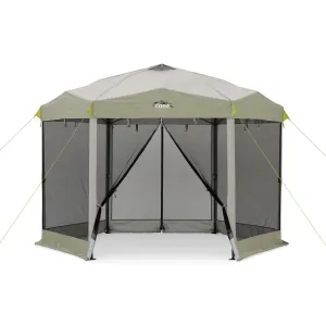 11.5' x 10' Center Push Eaved Instant Screen House