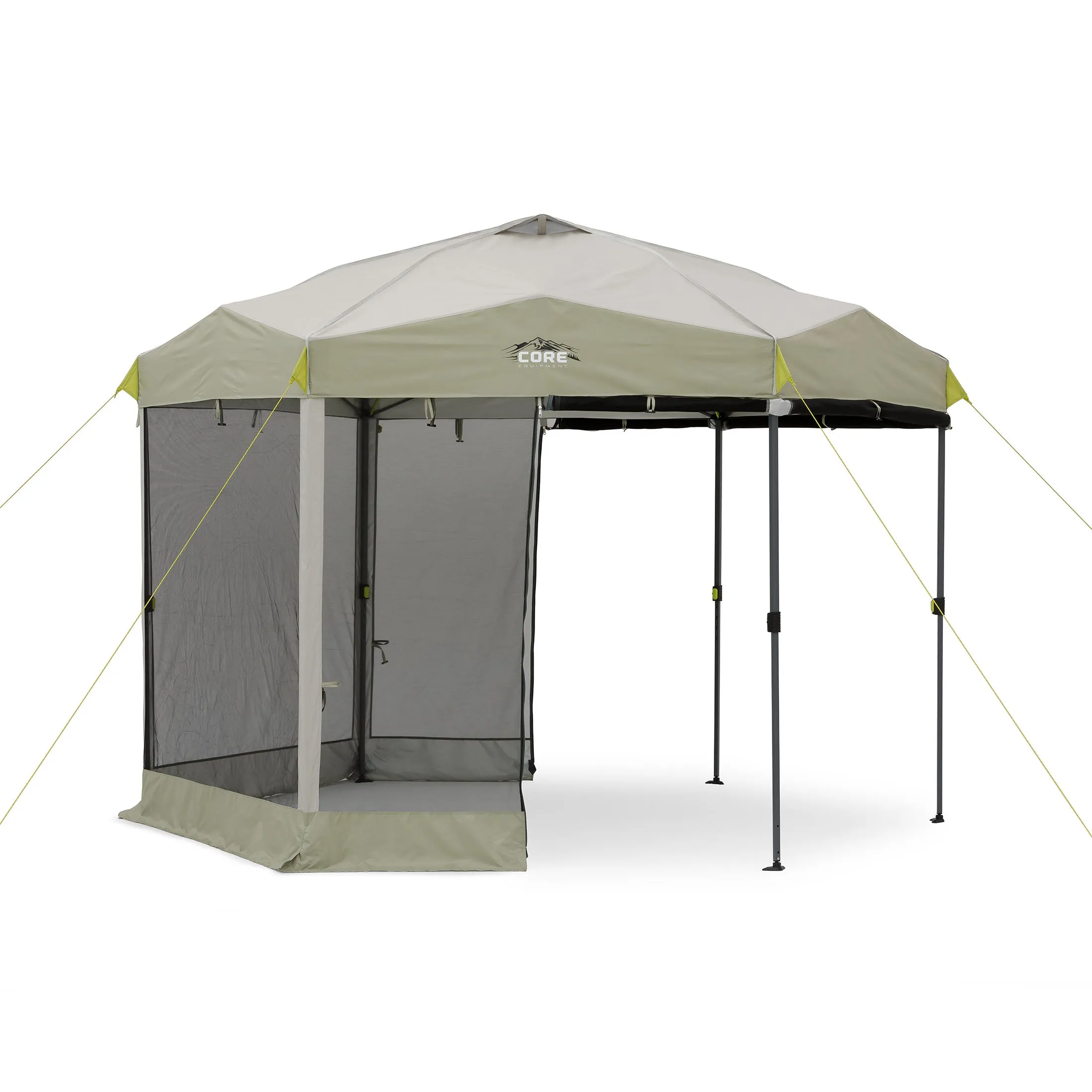 11.5' x 10' Center Push Eaved Instant Screen House