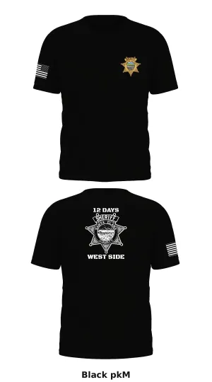 12 Days West Side Store 1 Core Men's SS Performance Tee - pkM