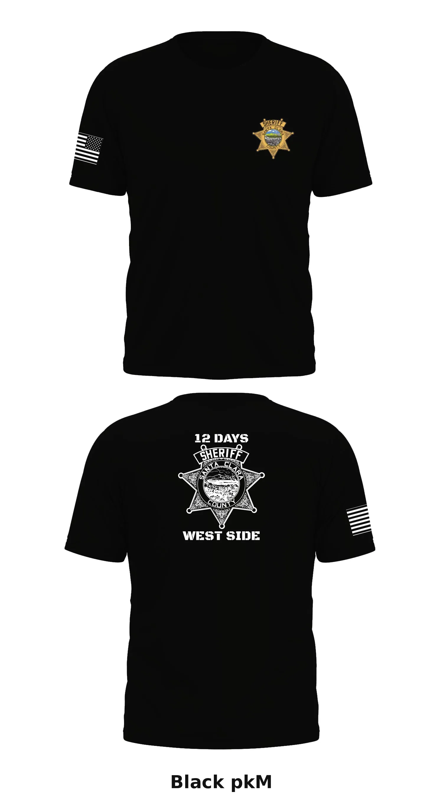 12 Days West Side Store 1 Core Men's SS Performance Tee - pkM
