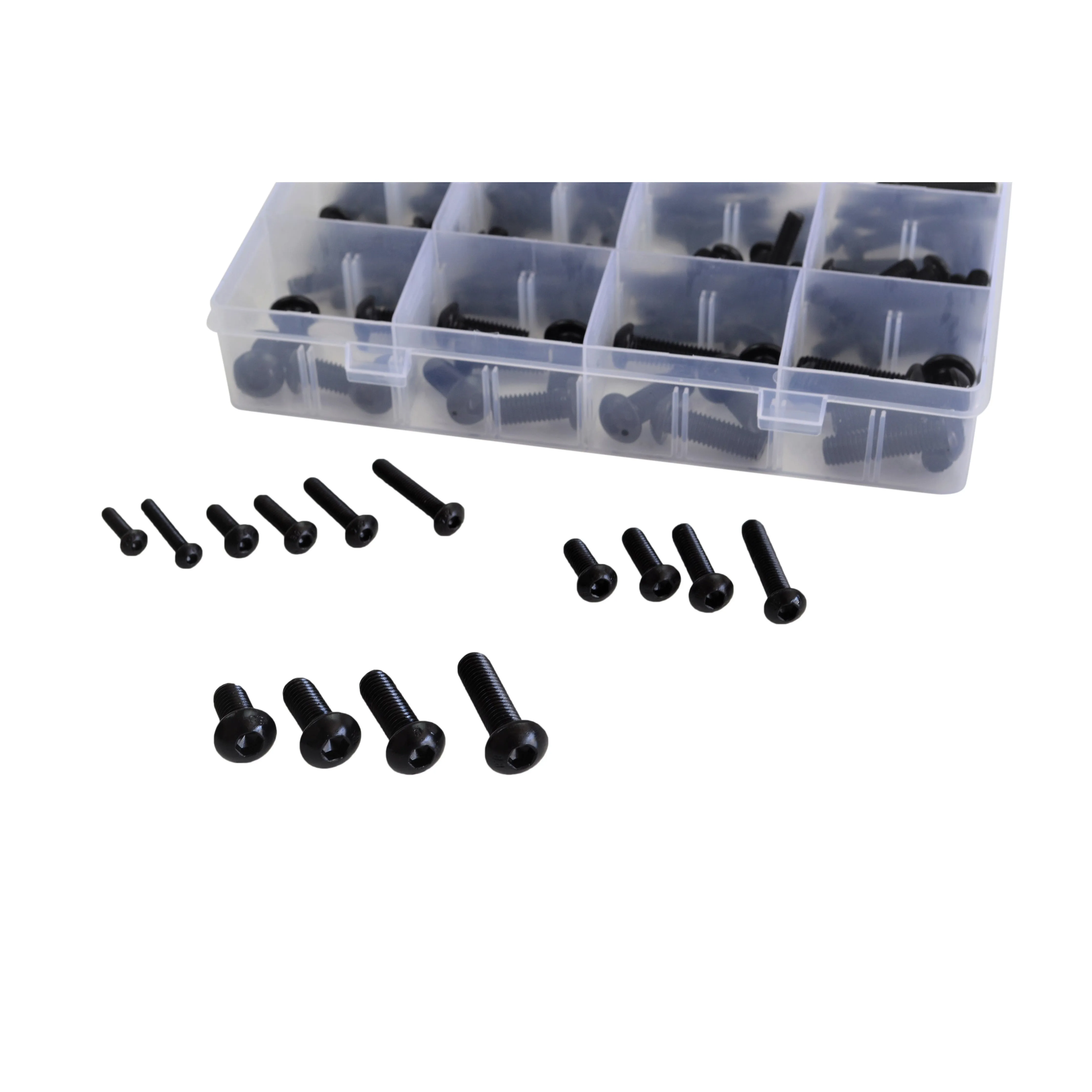 124pc Button Head Cap Screw  Grab Kit