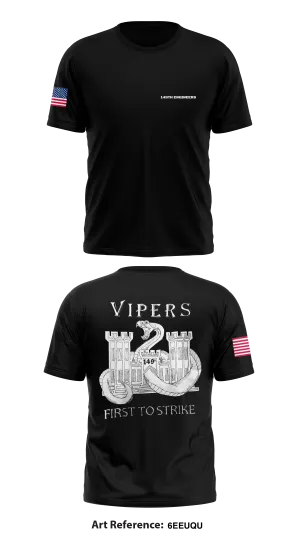 149th Engineers Core Men's SS Performance Tee - 6EEuqU