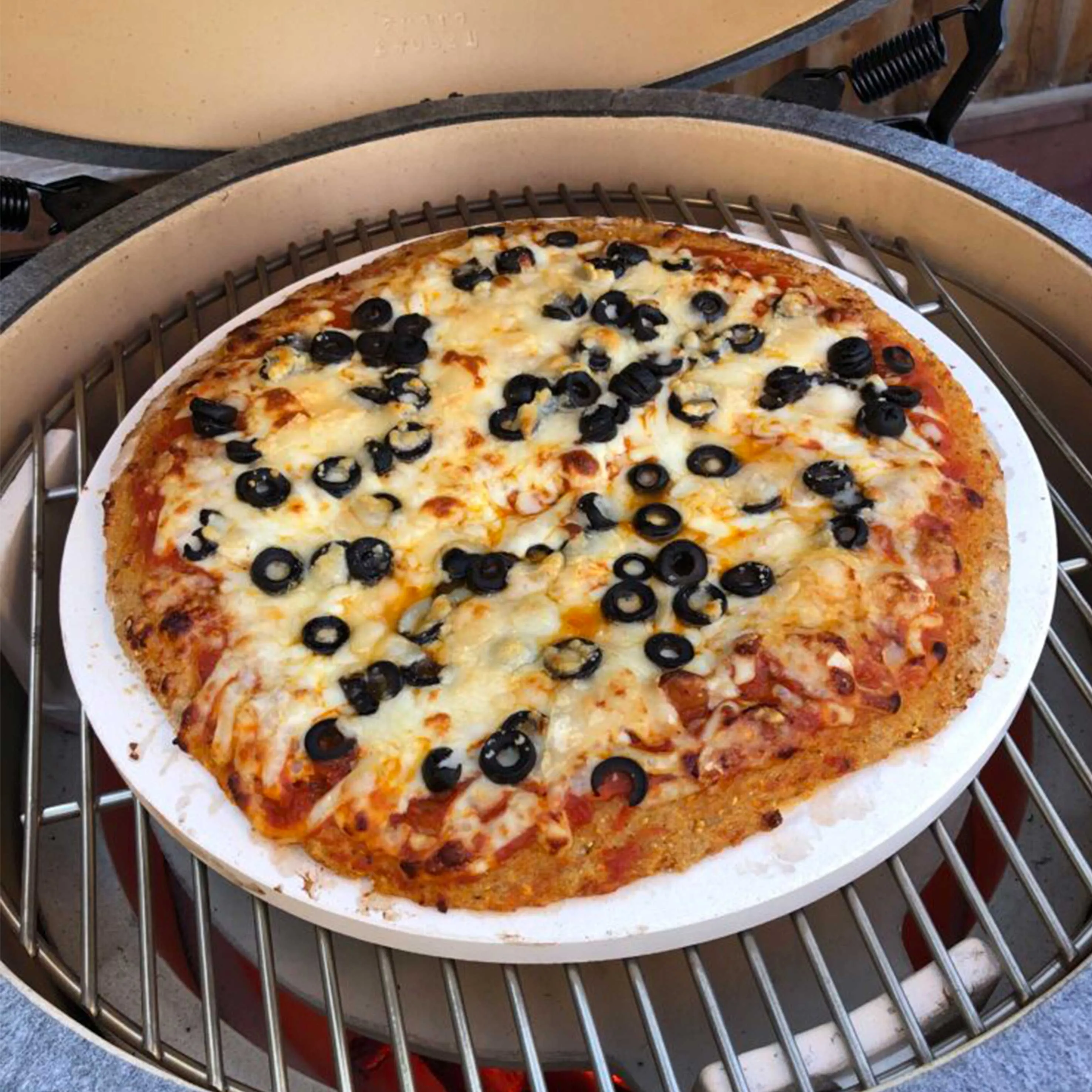 15" 38cm Pizza Stone for Kamado BBQ - DG184