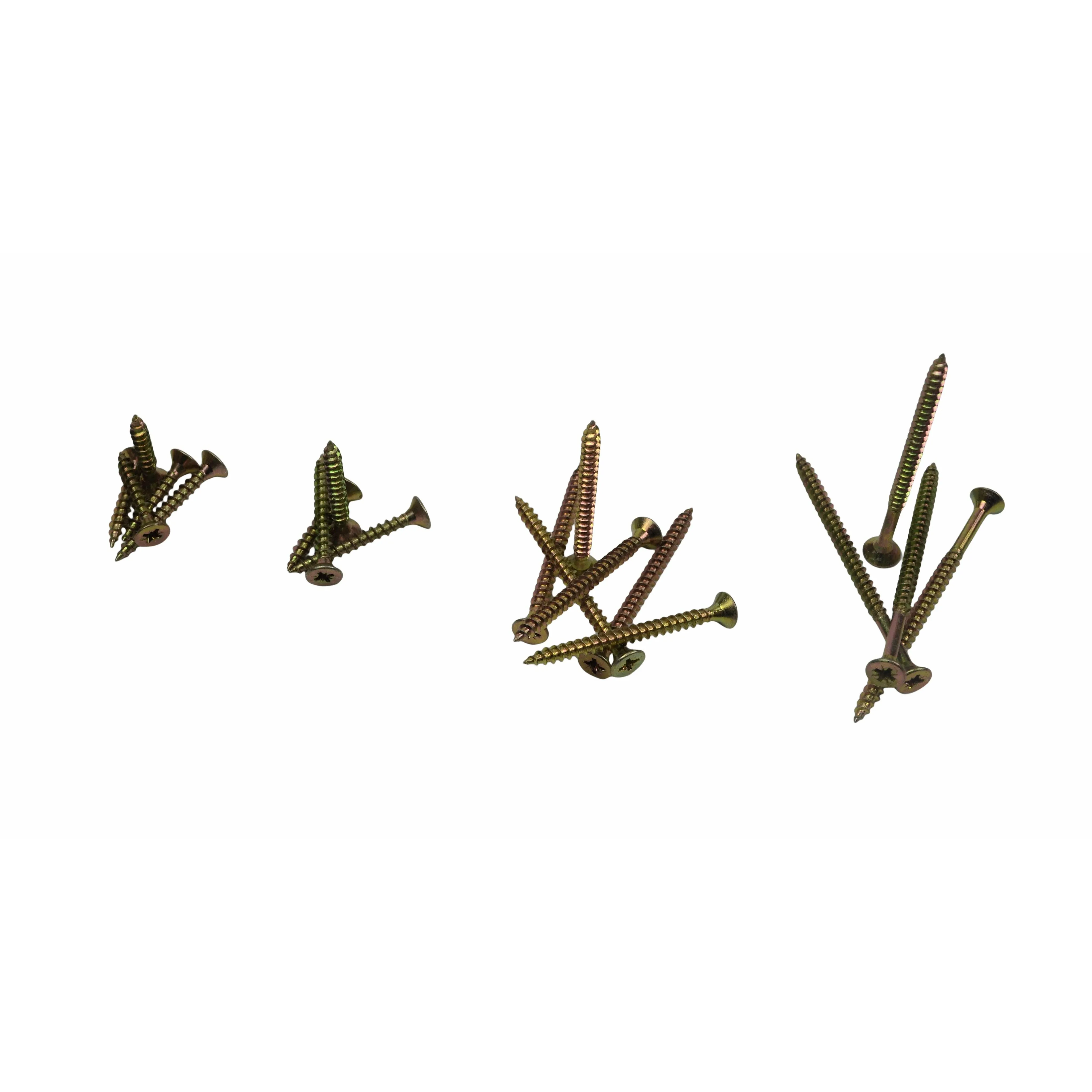 1850pc Wood Screws Multi Size Pozi Drive Grab Kit Assortment