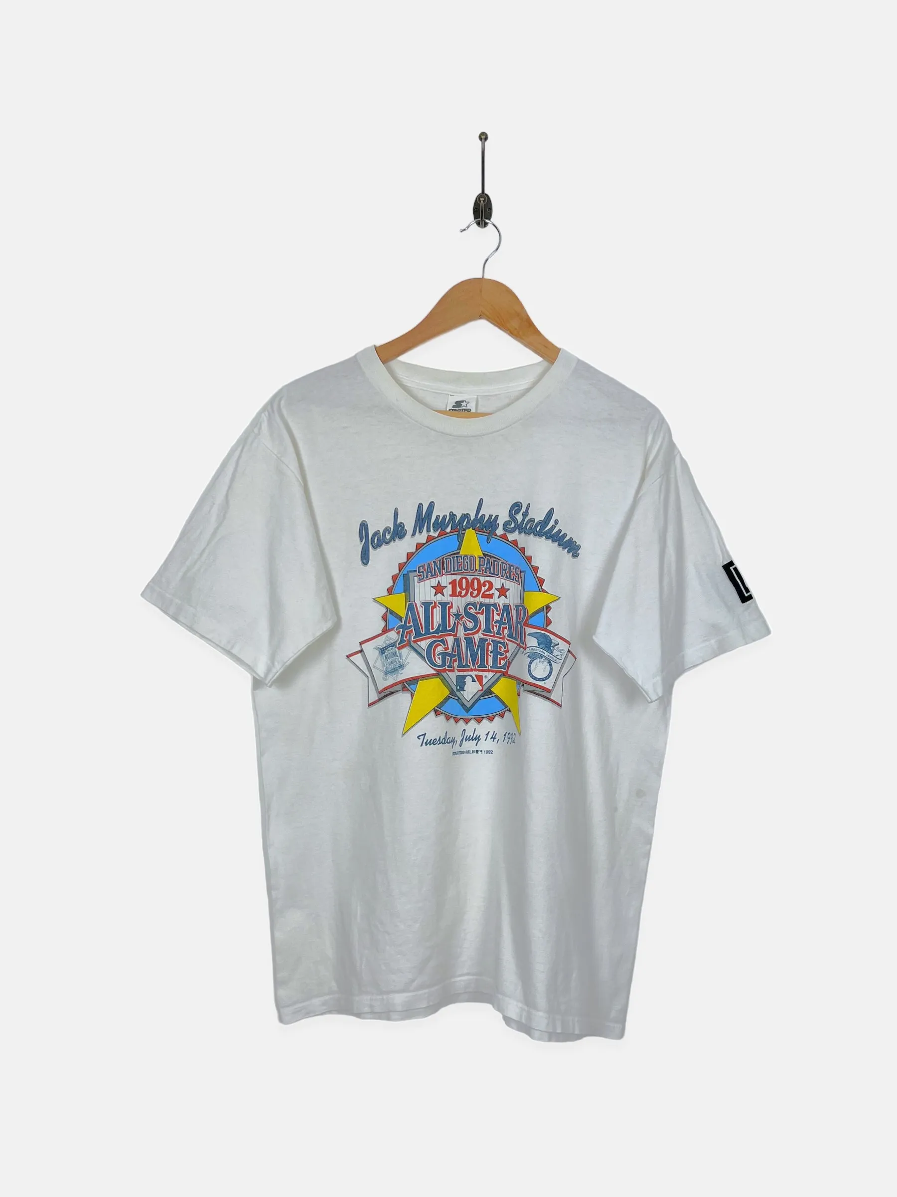 1992 MLB All Star Game Starter USA Made Vintage T-Shirt Size M