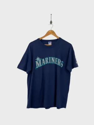 1999 Seattle Mariners MLB USA Made Vintage T-Shirt Size 12
