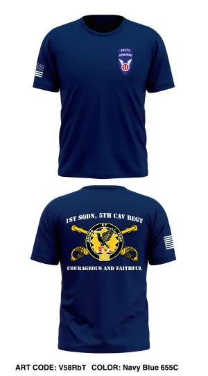 1st SQDN, 5th CAV REGT Core Men's SS Performance Tee - V58RbT