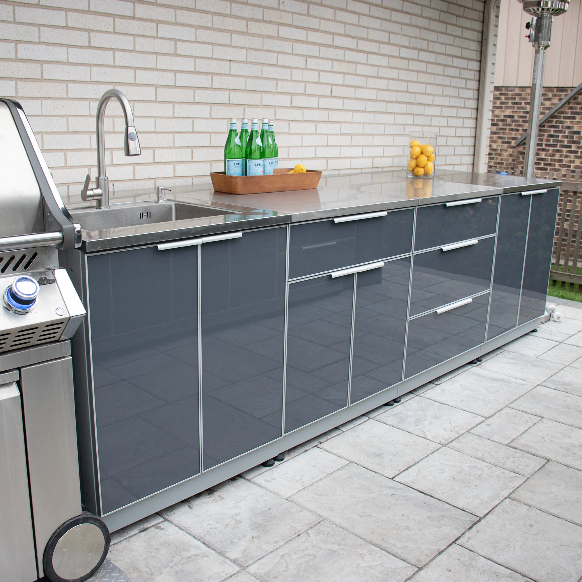 2 Door Outdoor Kitchen Cabinet