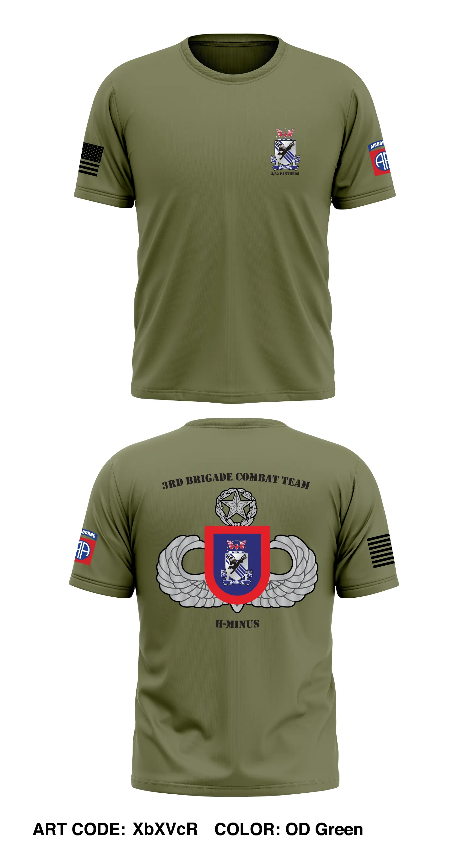 3 BCT 82ABN DIV Store 1 Core Men's SS Performance Tee - XbXVcR