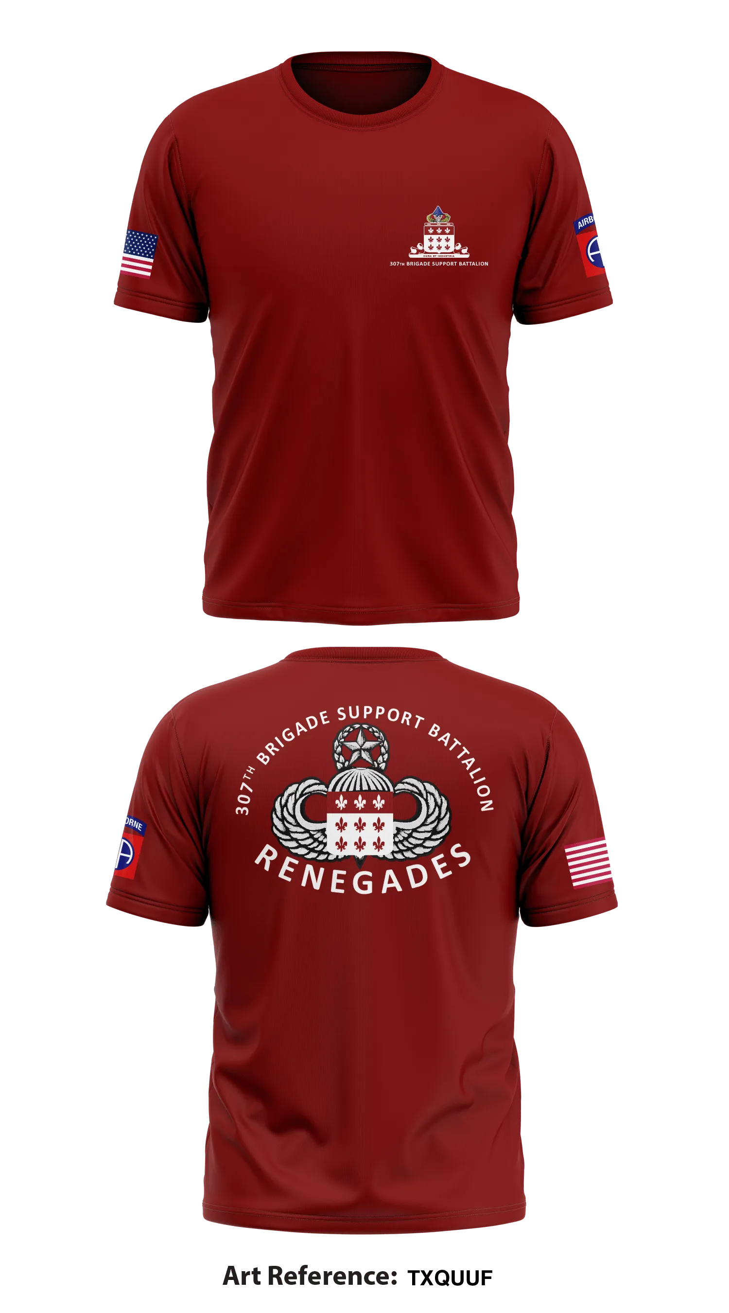 307th BSB (Renegades) Store 1 Core Men's SS Performance Tee - TXQUuF