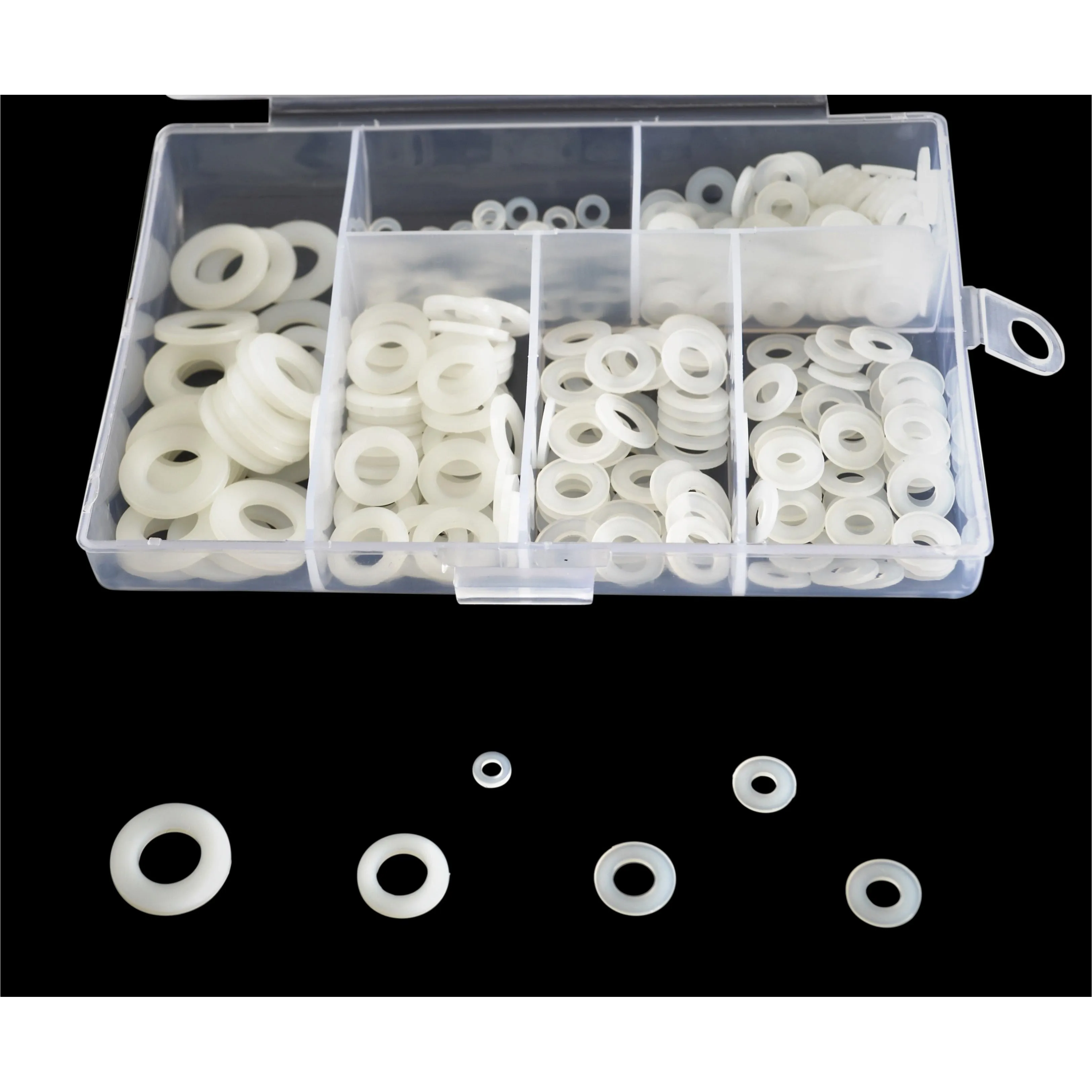 330pc Metric Nylon Washer Grab Kit Assortment