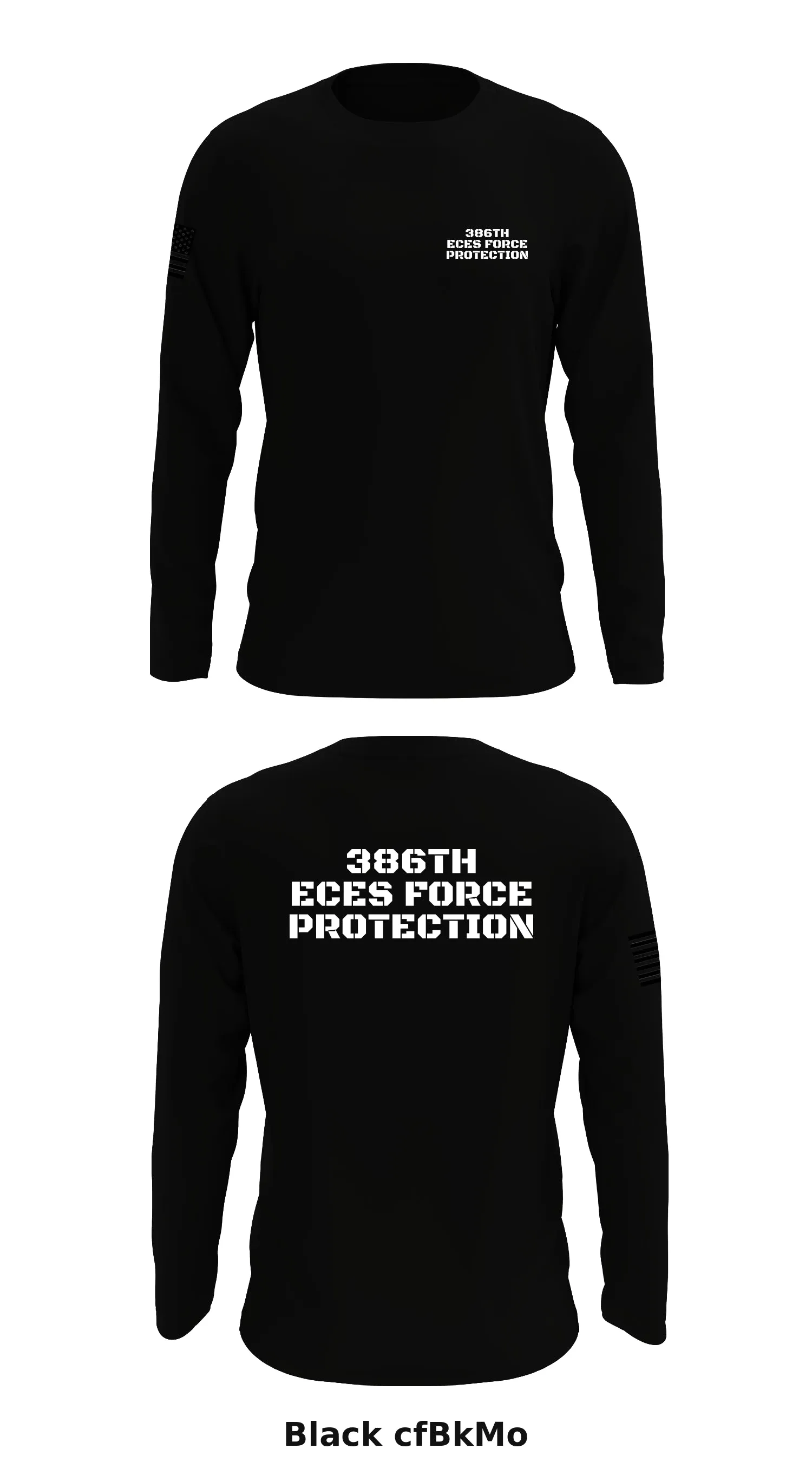 386th ECES Force Protection  Store 1 Core Men's LS Performance Tee - cfBkMo
