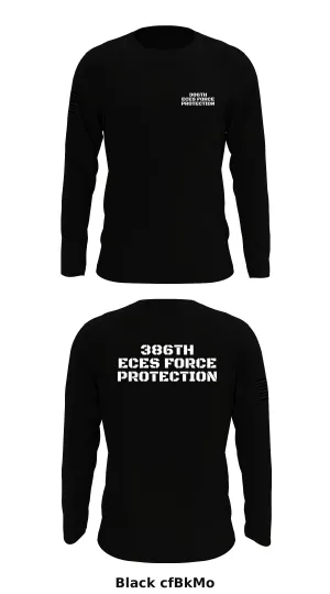 386th ECES Force Protection  Store 1 Core Men's LS Performance Tee - cfBkMo