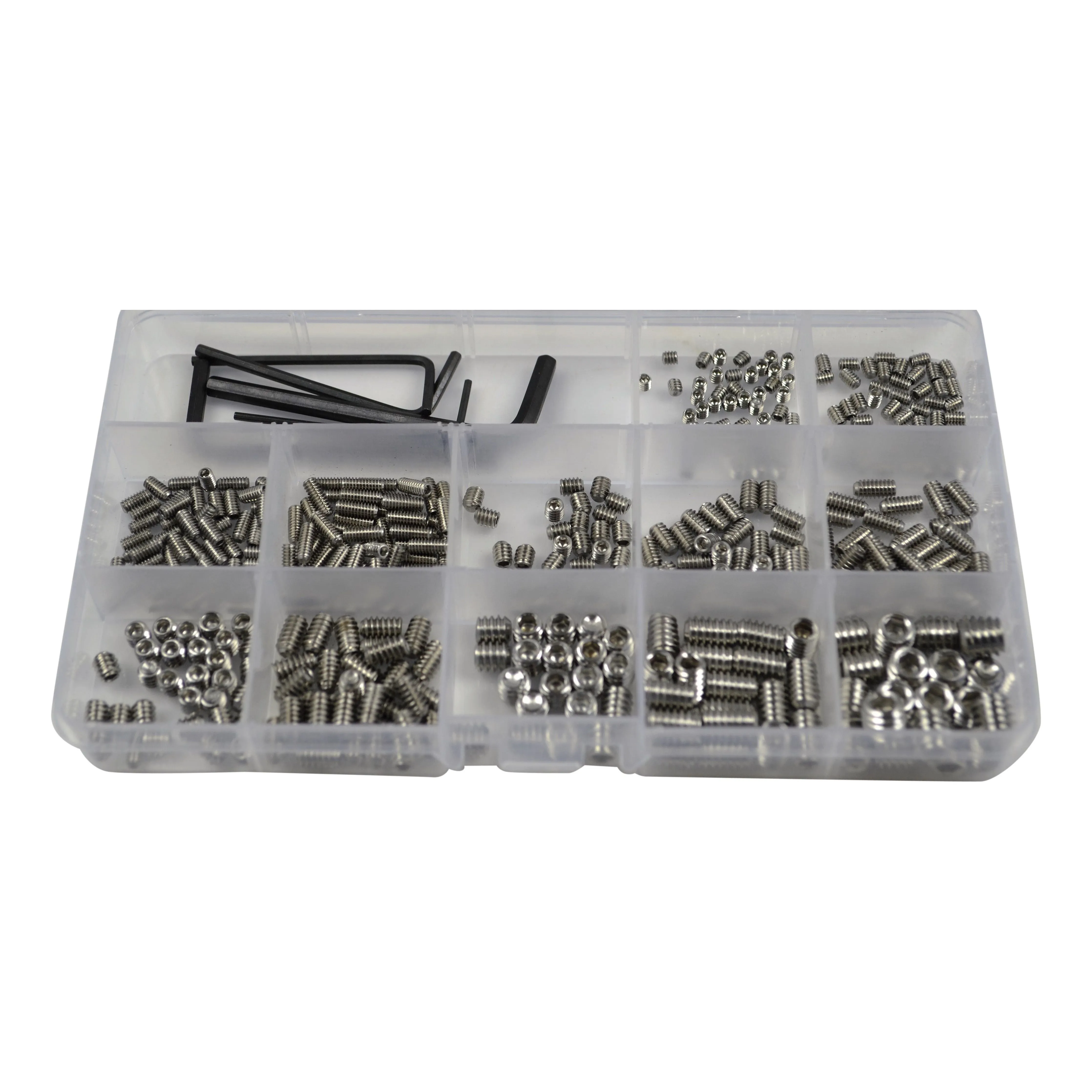 410pc Imperial Stainless Steel Grub Screw Grab Kit Assortment