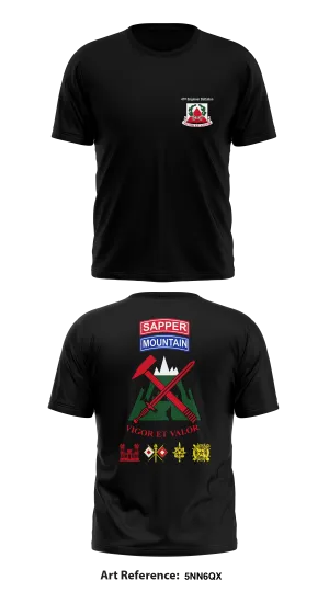 41ST BBE, 2 BCT, 10TH MTN DIV Store 1 Core Men's SS Performance Tee - 5nn6Qx