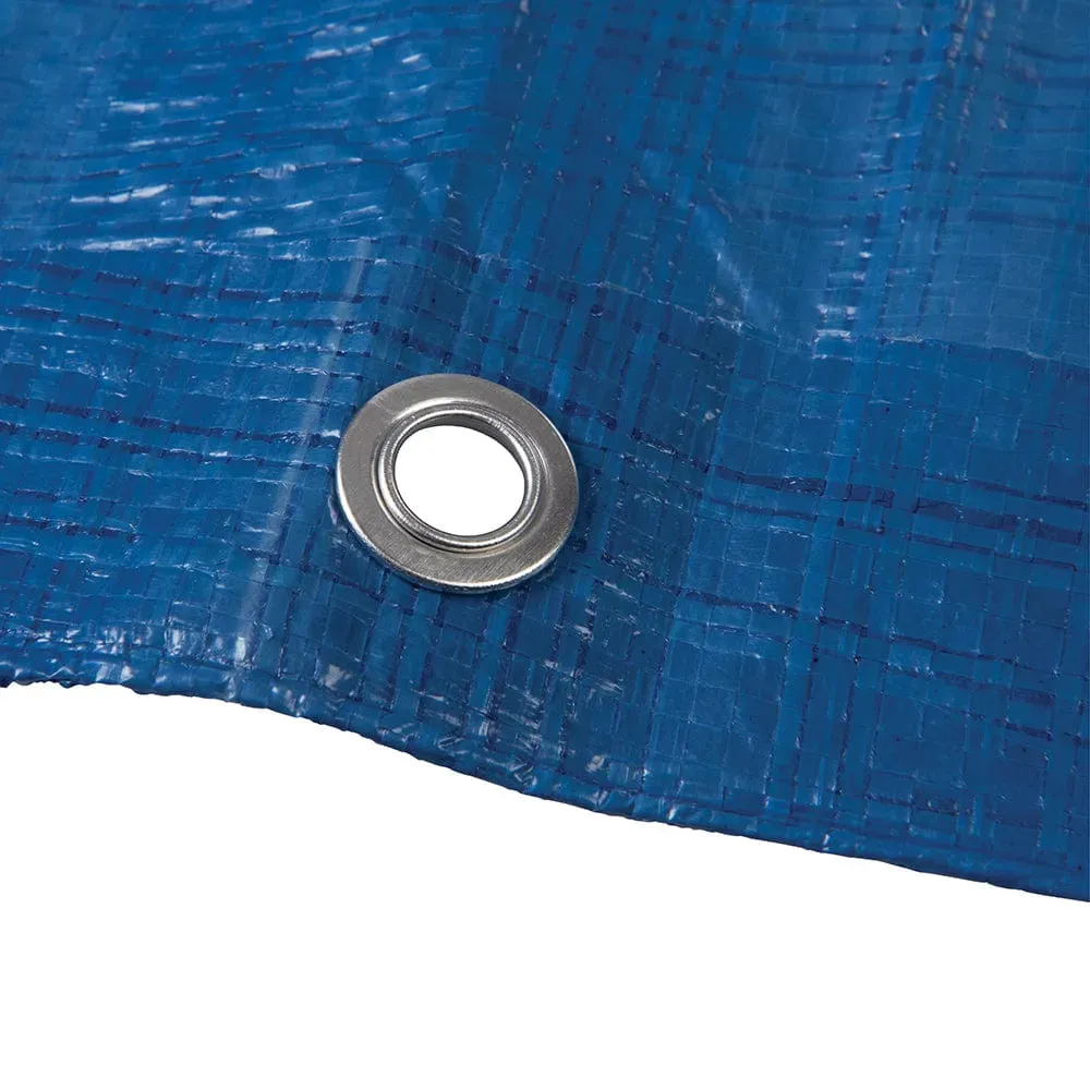 4.8 X 6.1M TARPAULIN CAR VAN TRAILER CAMPING GROUND SHEET 675091