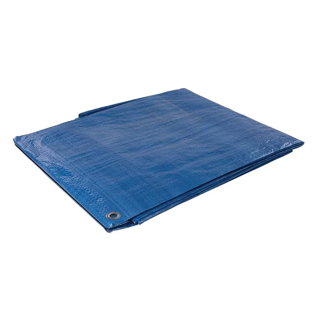 4.8 X 6.1M TARPAULIN CAR VAN TRAILER CAMPING GROUND SHEET 675091