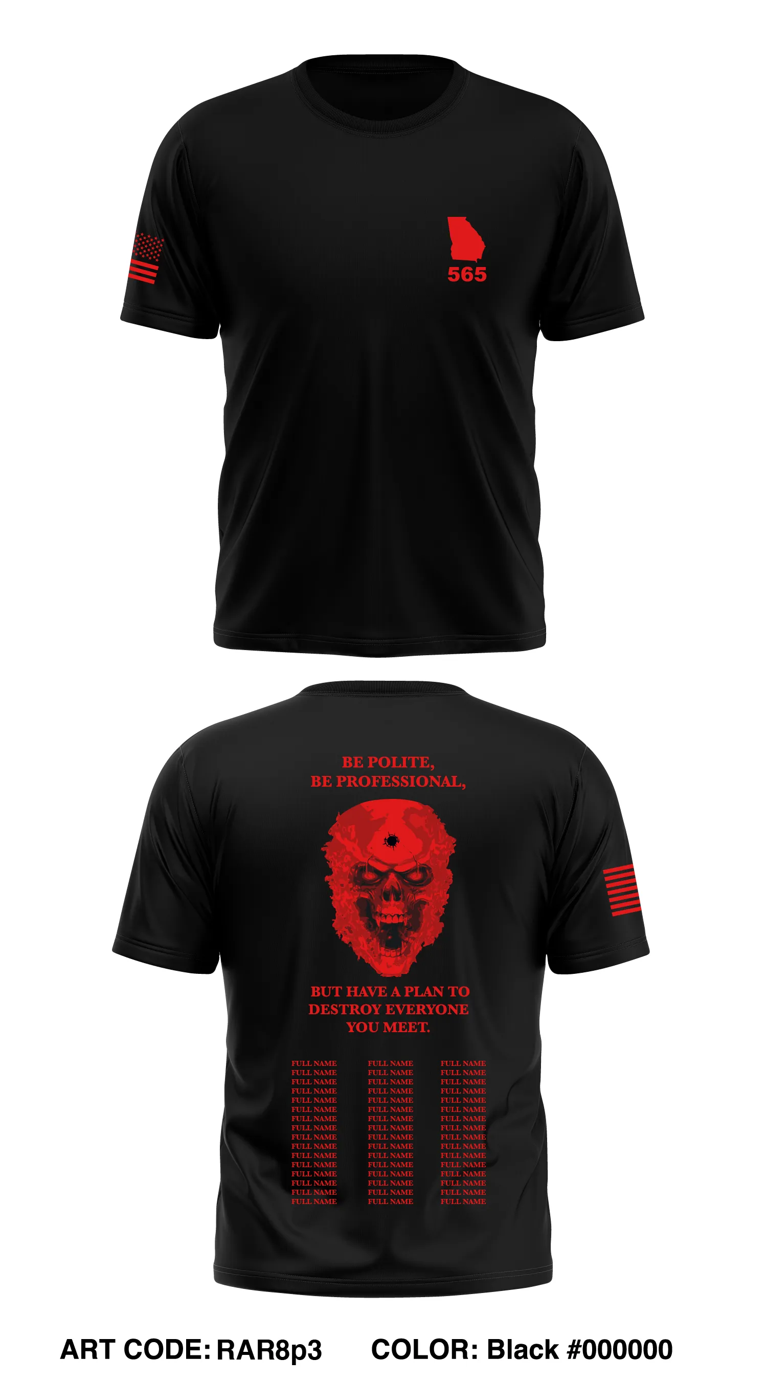 565 Store 1 Core Men's SS Performance Tee - RAR8p3