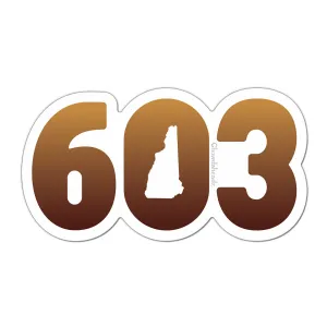 603 New Hampshire Sticker