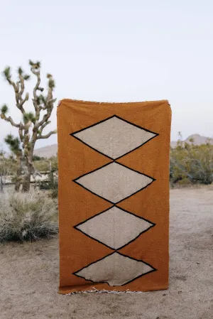 70s   Sunshine Handwoven Blanket