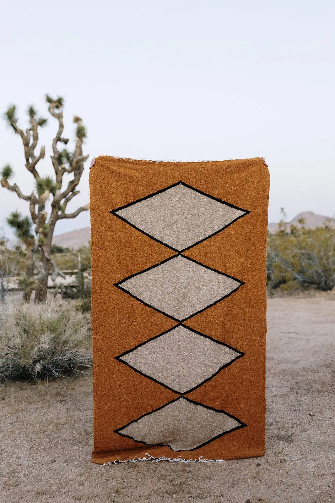 70s   Sunshine Handwoven Blanket