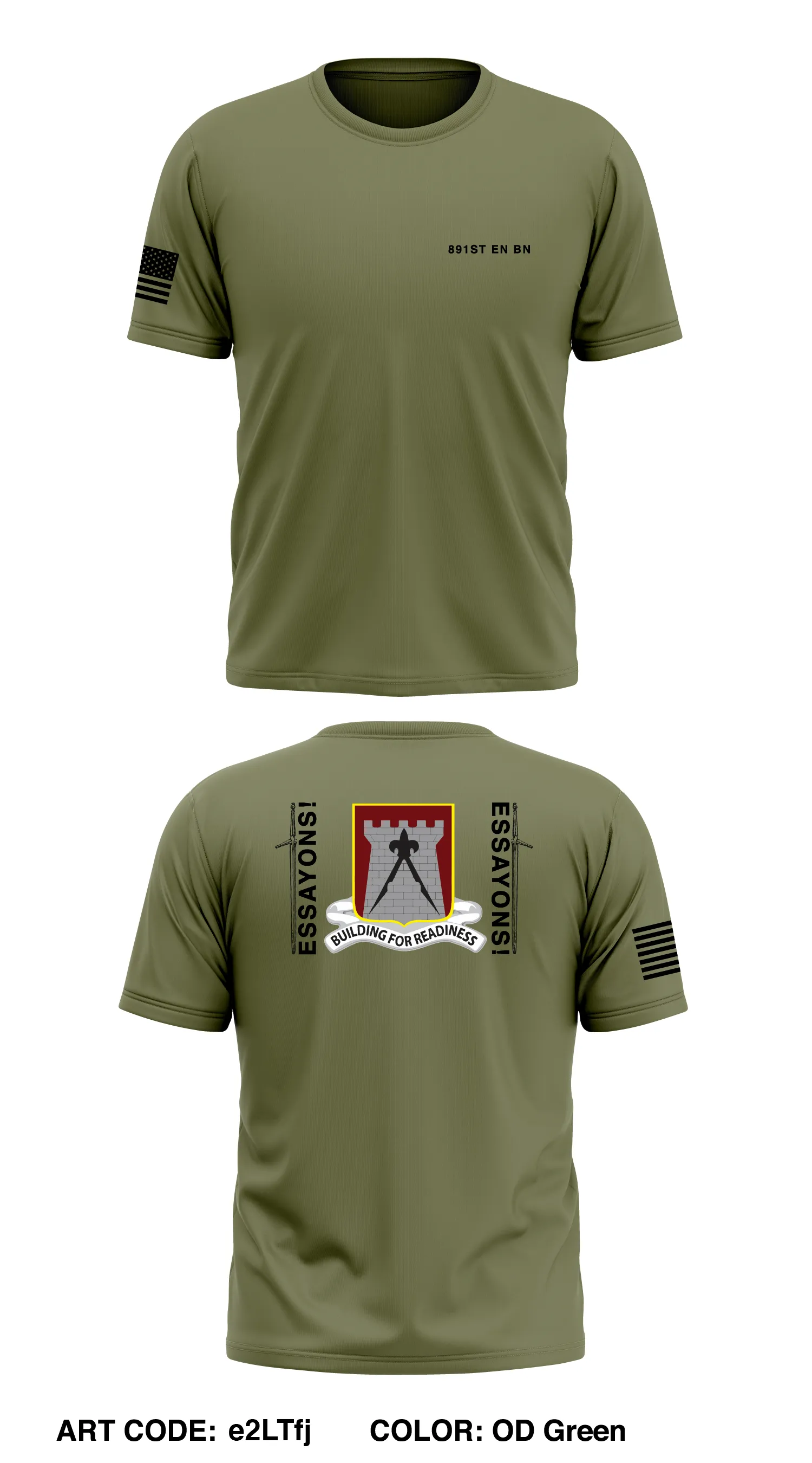 891st EN BN Store 1 Core Men's SS Performance Tee - e2LTfj