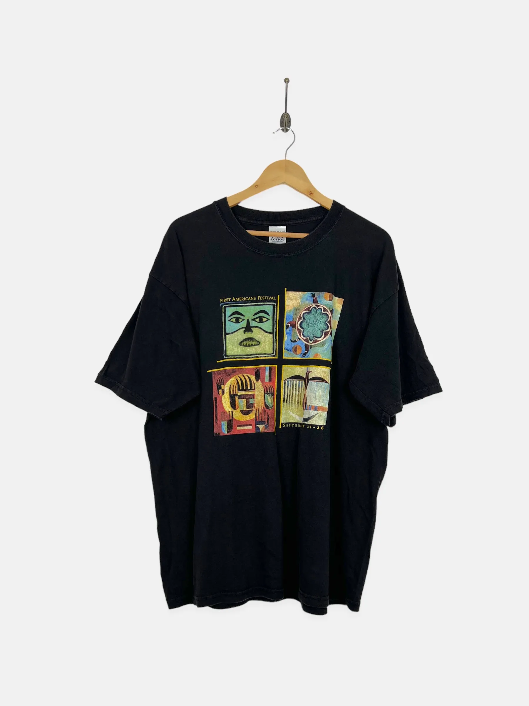 90's First Americans Festival Vintage T-Shirt Size XL