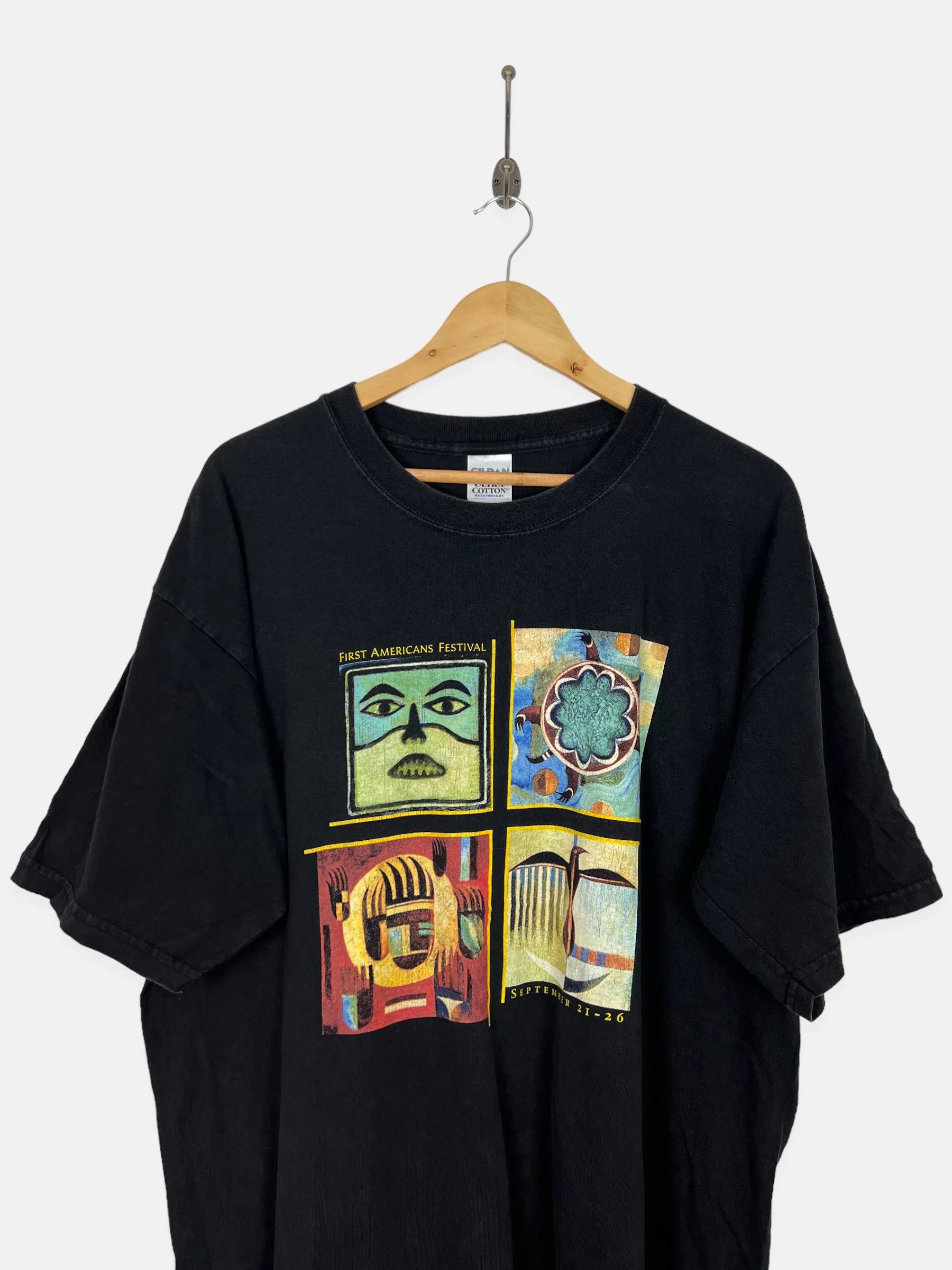 90's First Americans Festival Vintage T-Shirt Size XL