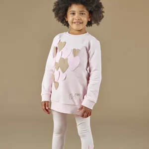 A DEE - Perla Heart Legging Set - Pale Pink