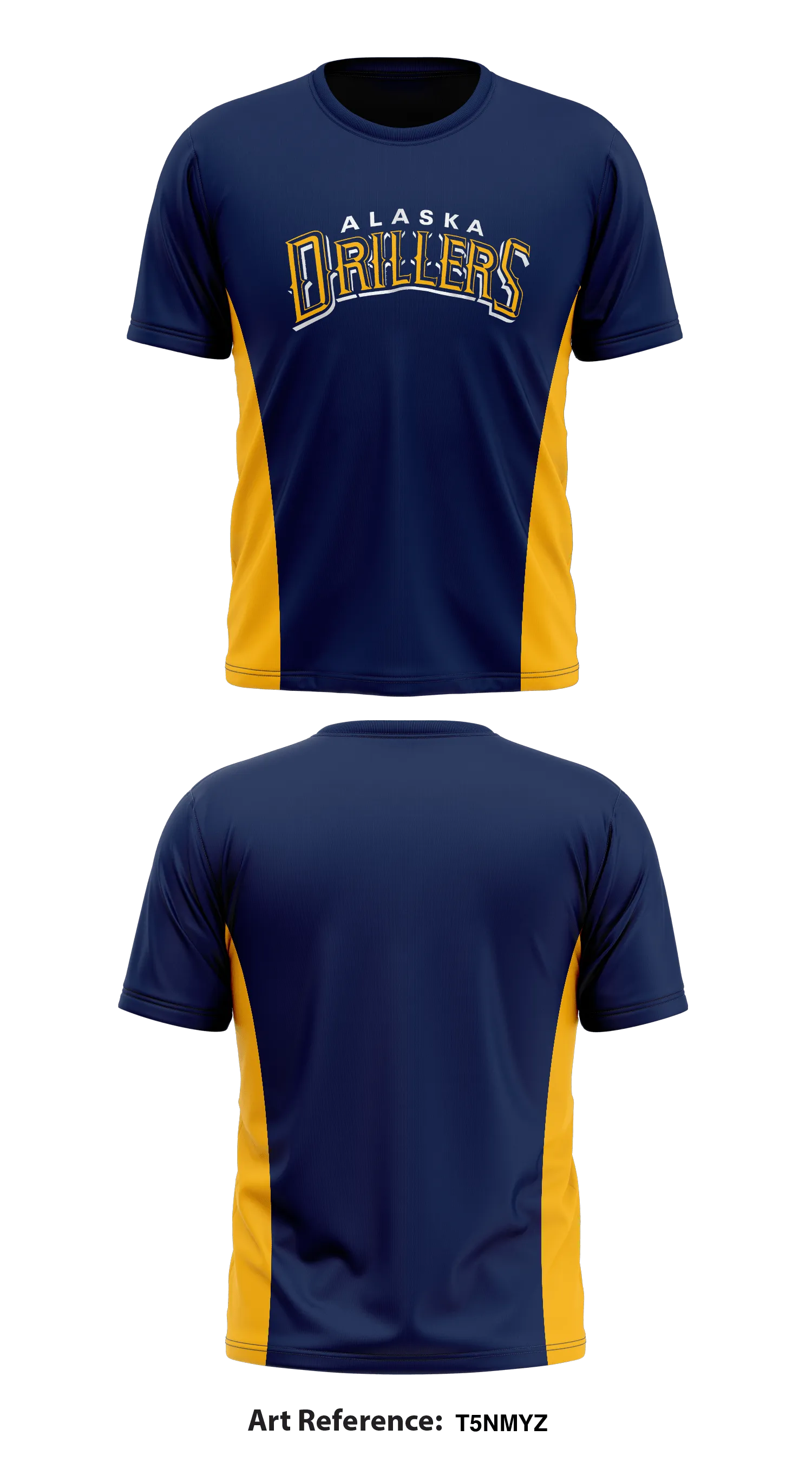Alaska Drillers Store 1 Core Men's SS Performance Tee - T5NMyz