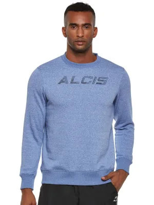 Alcis Mens Blue Sweat Shirt 114MSS146