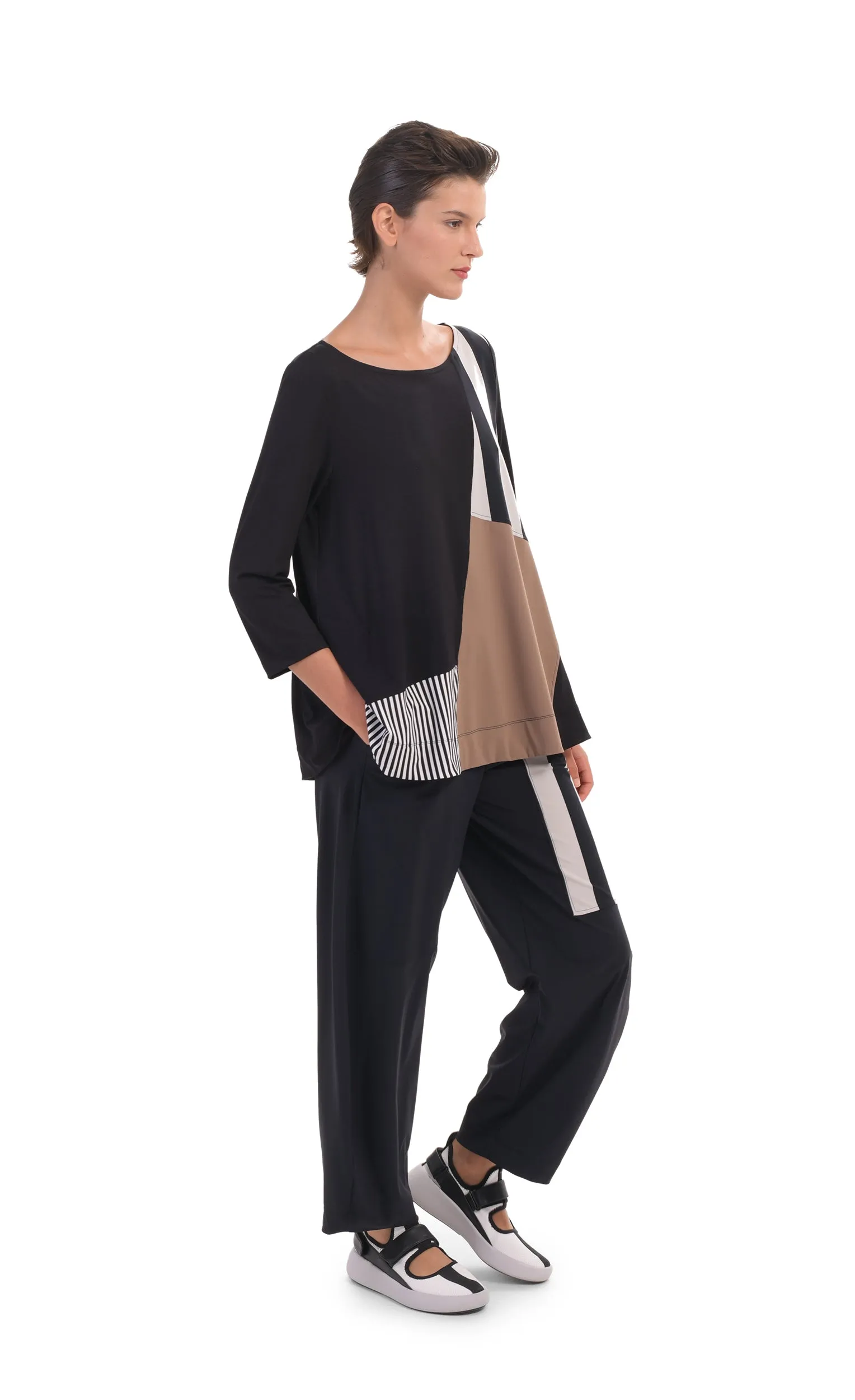 Alembika Tekbika Mixed Print Top