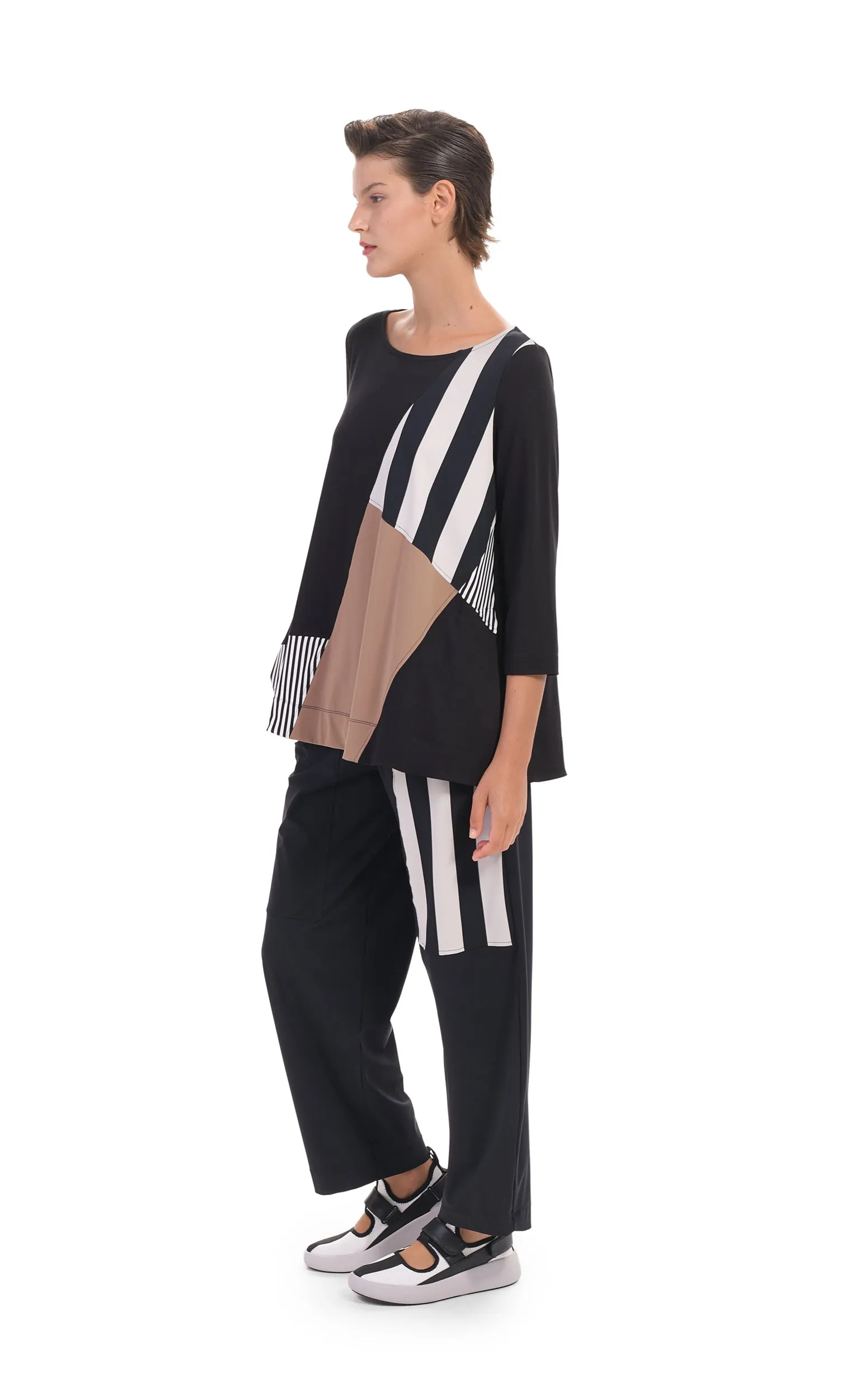 Alembika Tekbika Mixed Print Top