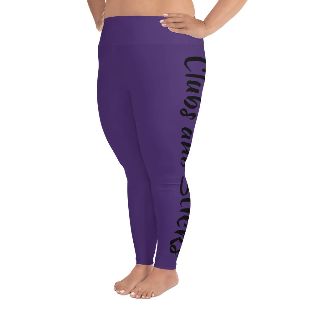 All-Over Print Plus Size Leggings