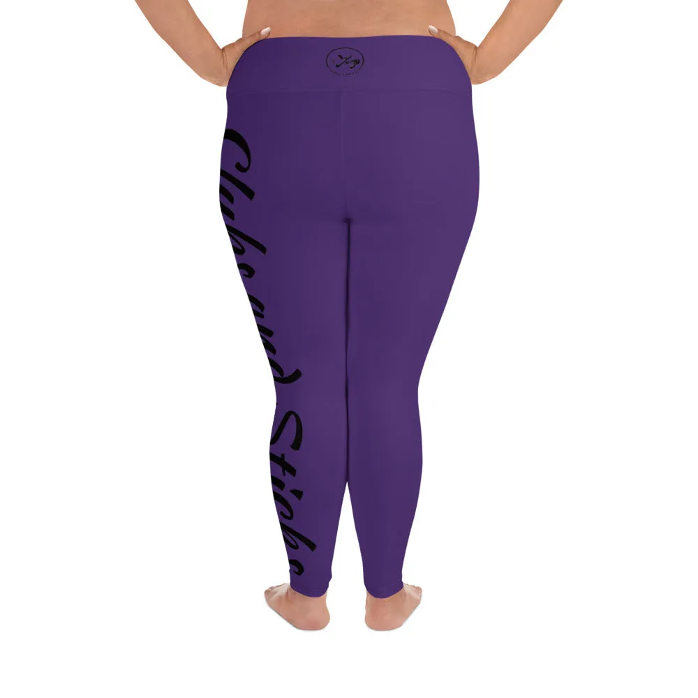 All-Over Print Plus Size Leggings