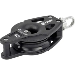 Allen 40mm Dynamic Single Swivel Block With Becket - A20401B