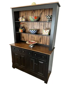 Amish Farmhouse Open Shelf Dining Hutch (SHIPS OUT IN 4-8 WEEKS)