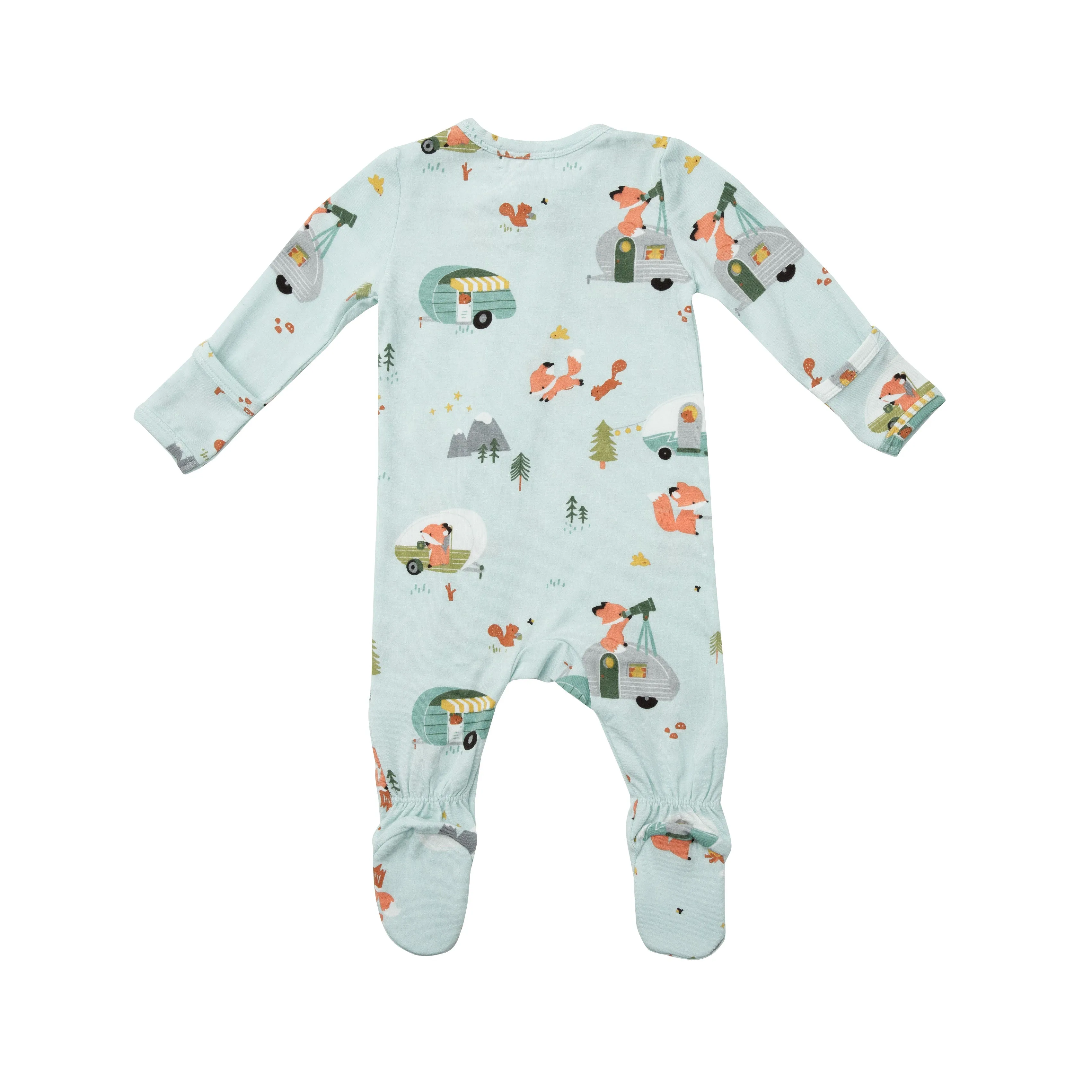 Angel Dear Camping Fox Footie with Zipper