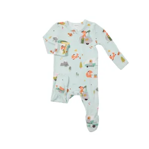 Angel Dear Camping Fox Footie with Zipper