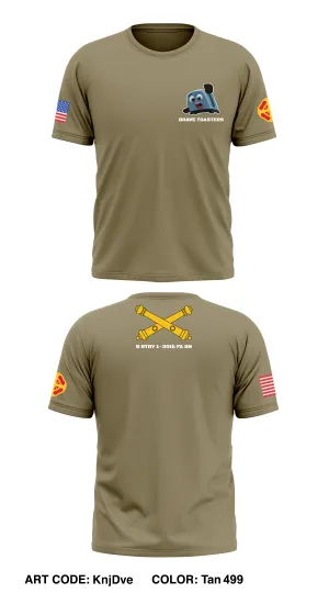 B BTRY, 1-30th FA BN, 428 BDE Store 1 Core Men's SS Performance Tee - KnjDve