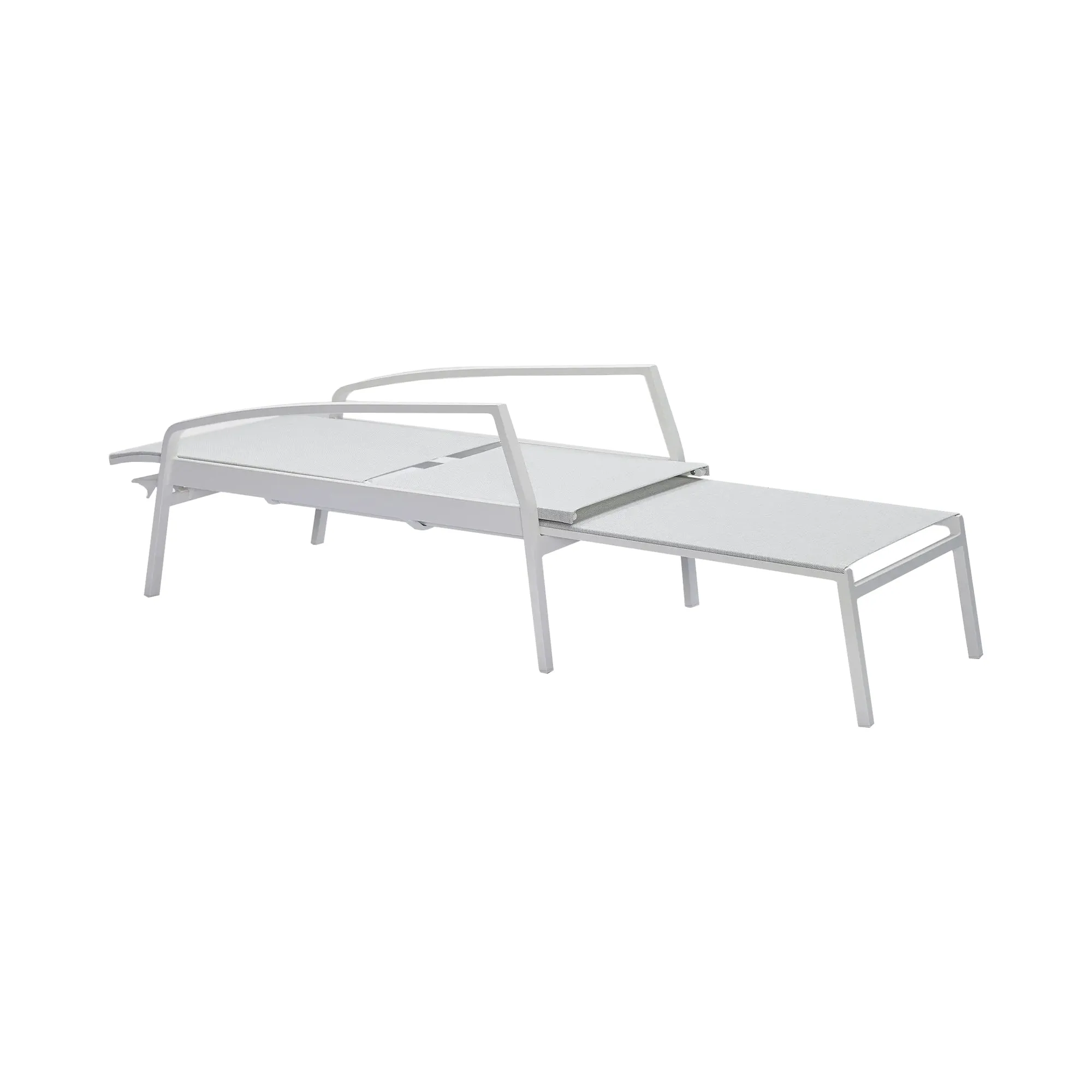 Belvedere Sun Lounger - White