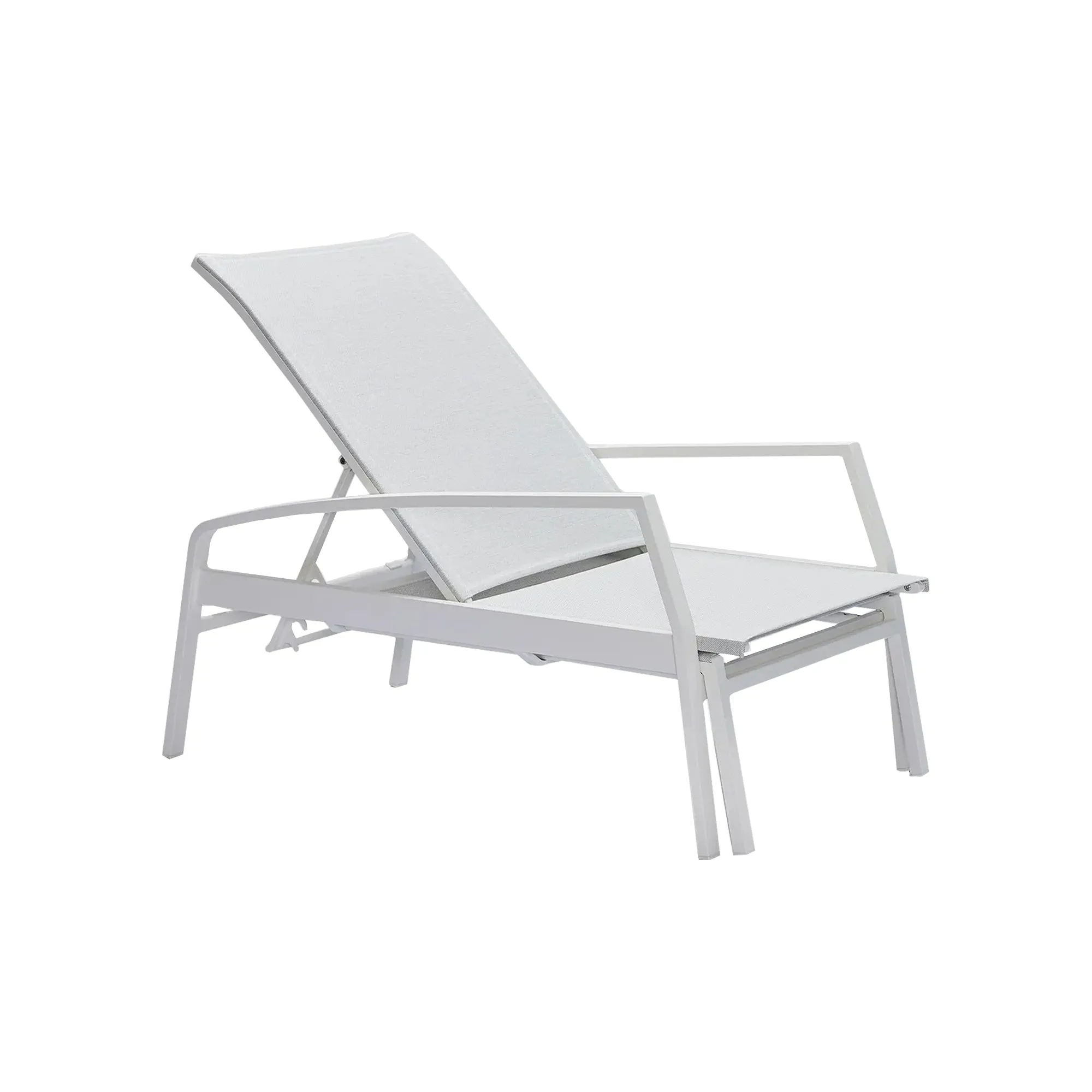 Belvedere Sun Lounger - White