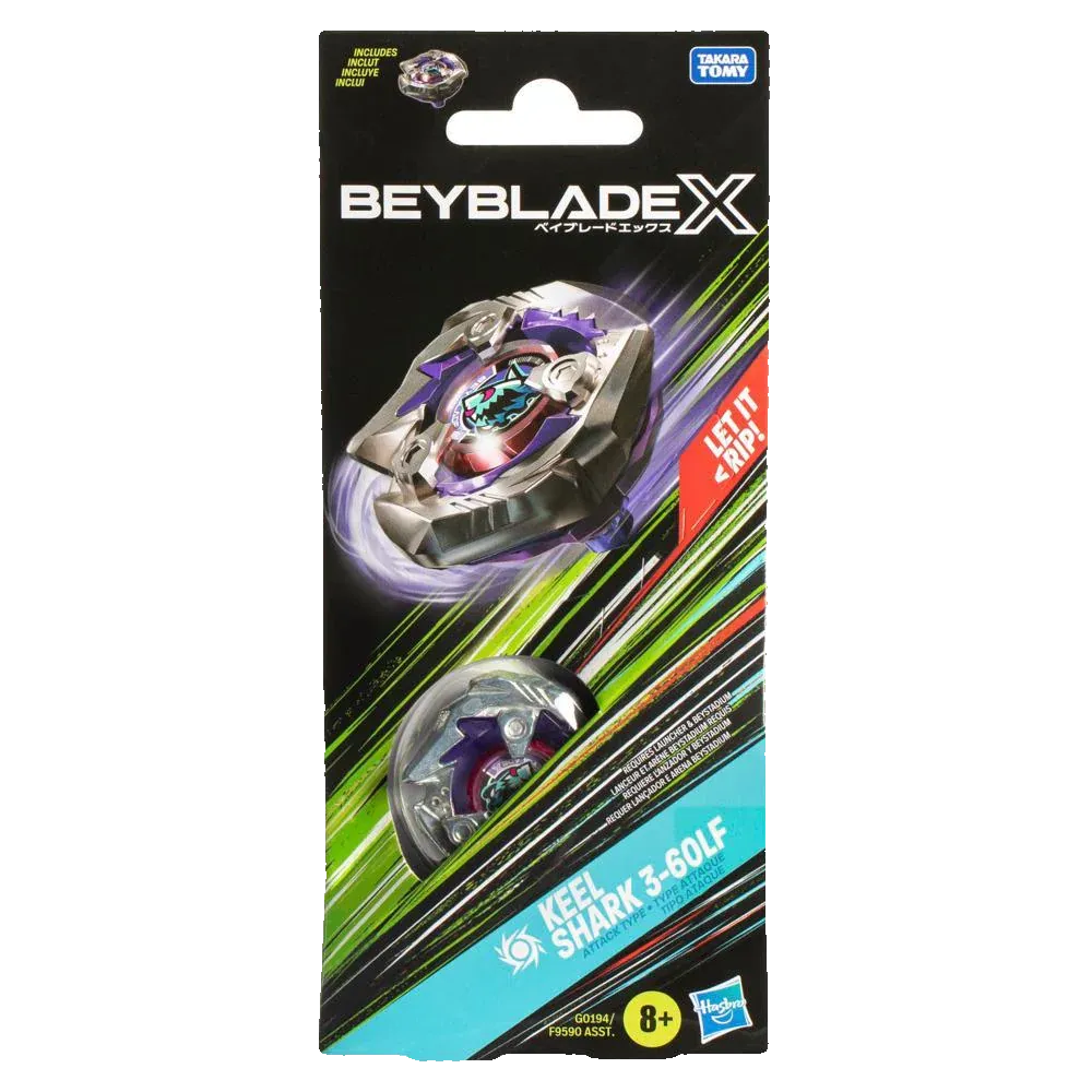 Beyblade X Keel Shark 3-60LF Booster Pack Set