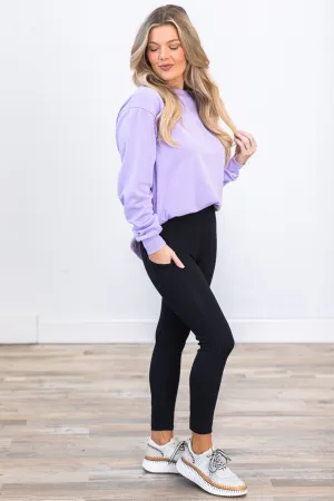 Black Full Length High Rise Leggings