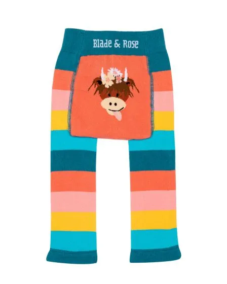 Blade & Rose Bonnie Highland Cow Knitted Leggings